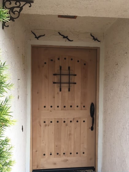 The same home after Bulldog replaced the doors