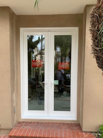 The same home after Bulldog replaced the doors