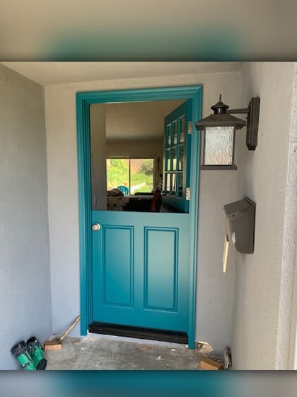 The same home after Bulldog replaced the doors