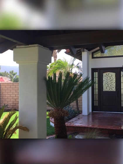 The same home after Bulldog replaced the doors