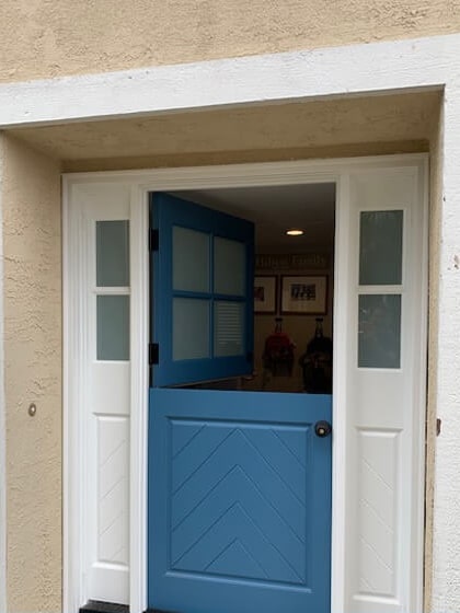 The same home after Bulldog replaced the doors