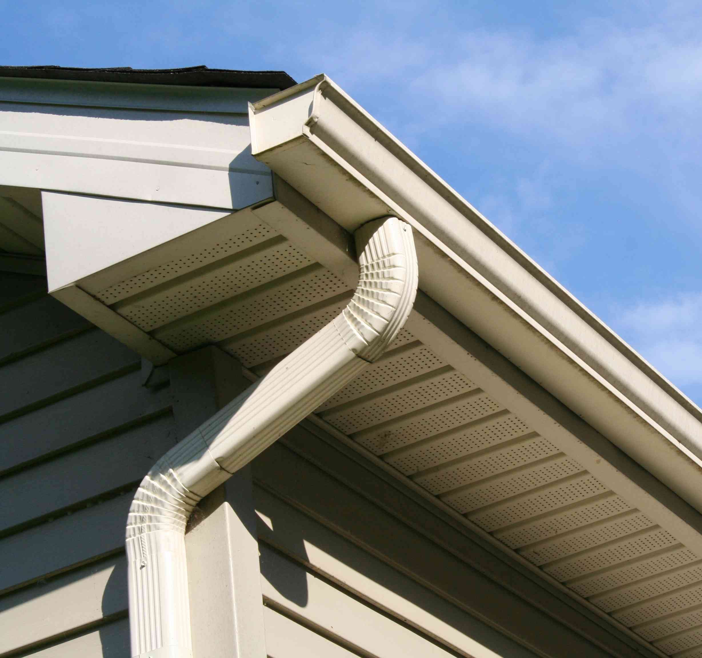 Gutter project on a home in West Chester, OH