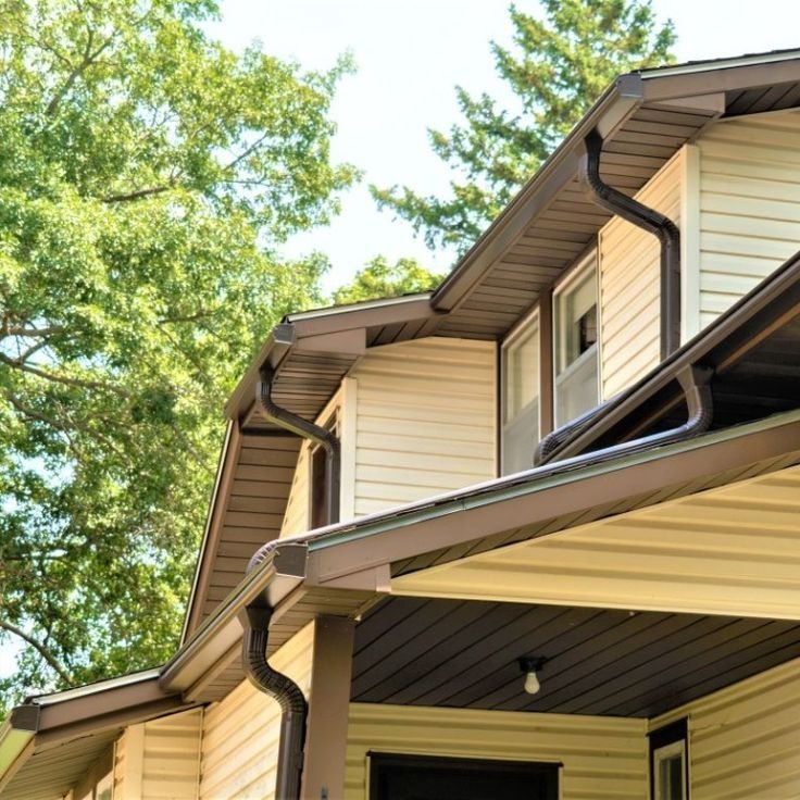 Gutter project on a home in Blue Ash, OH